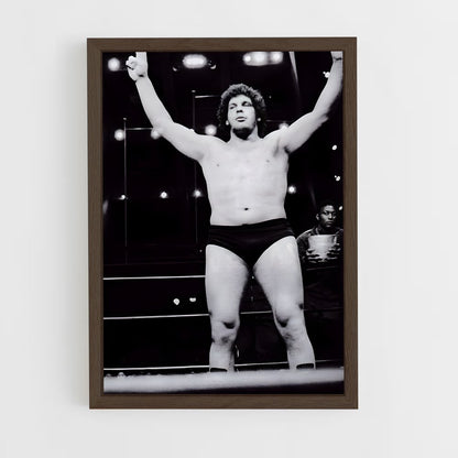 ap-andre the giant-2 cadre Bois foncé