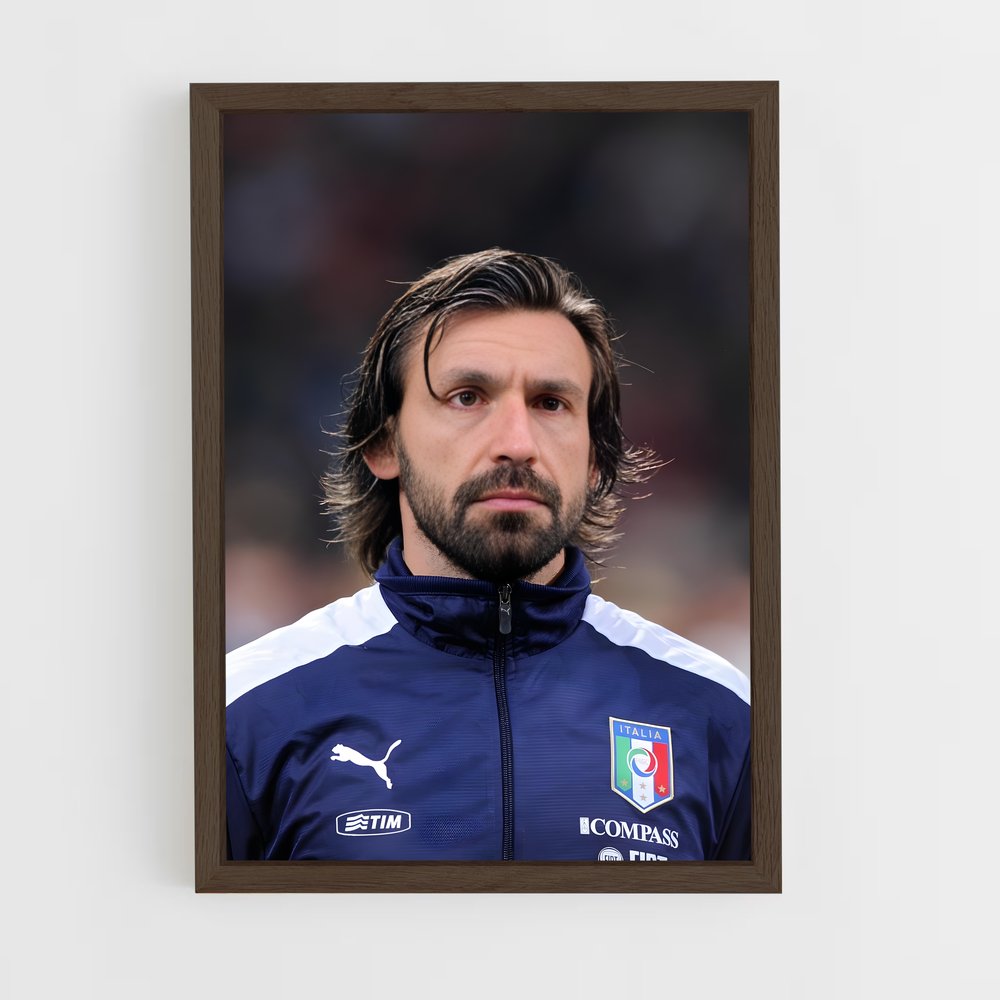 ap-andrea pirlo-7 cadre Bois foncé