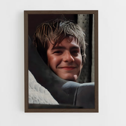 ap-andrew garfield-10 cadre Bois foncé
