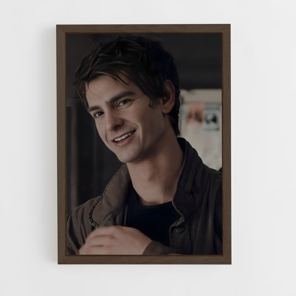 ap-andrew garfield-2 cadre Bois foncé