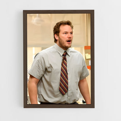 ap-andy dwyer-1 cadre Bois foncé