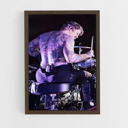 ap-andy hurley-1 cadre Bois foncé