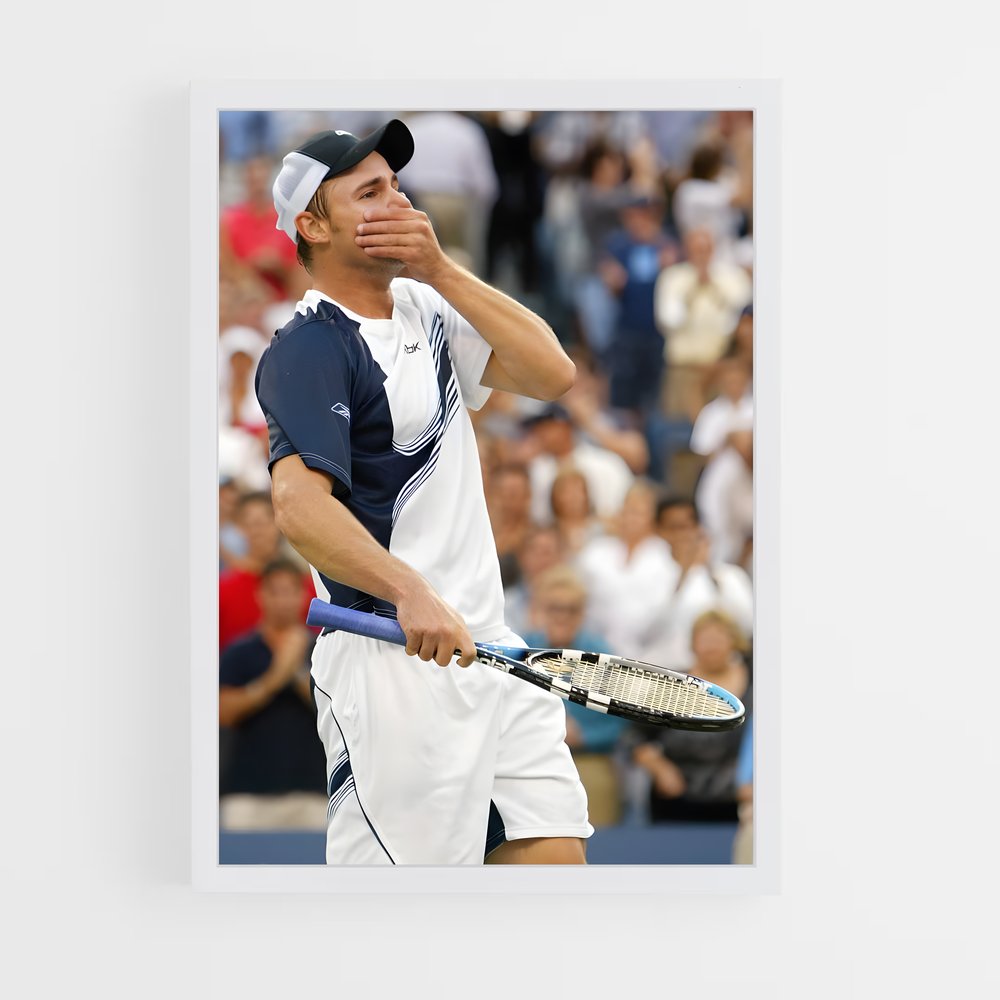 ap-andy roddick-3 cadre Blanc