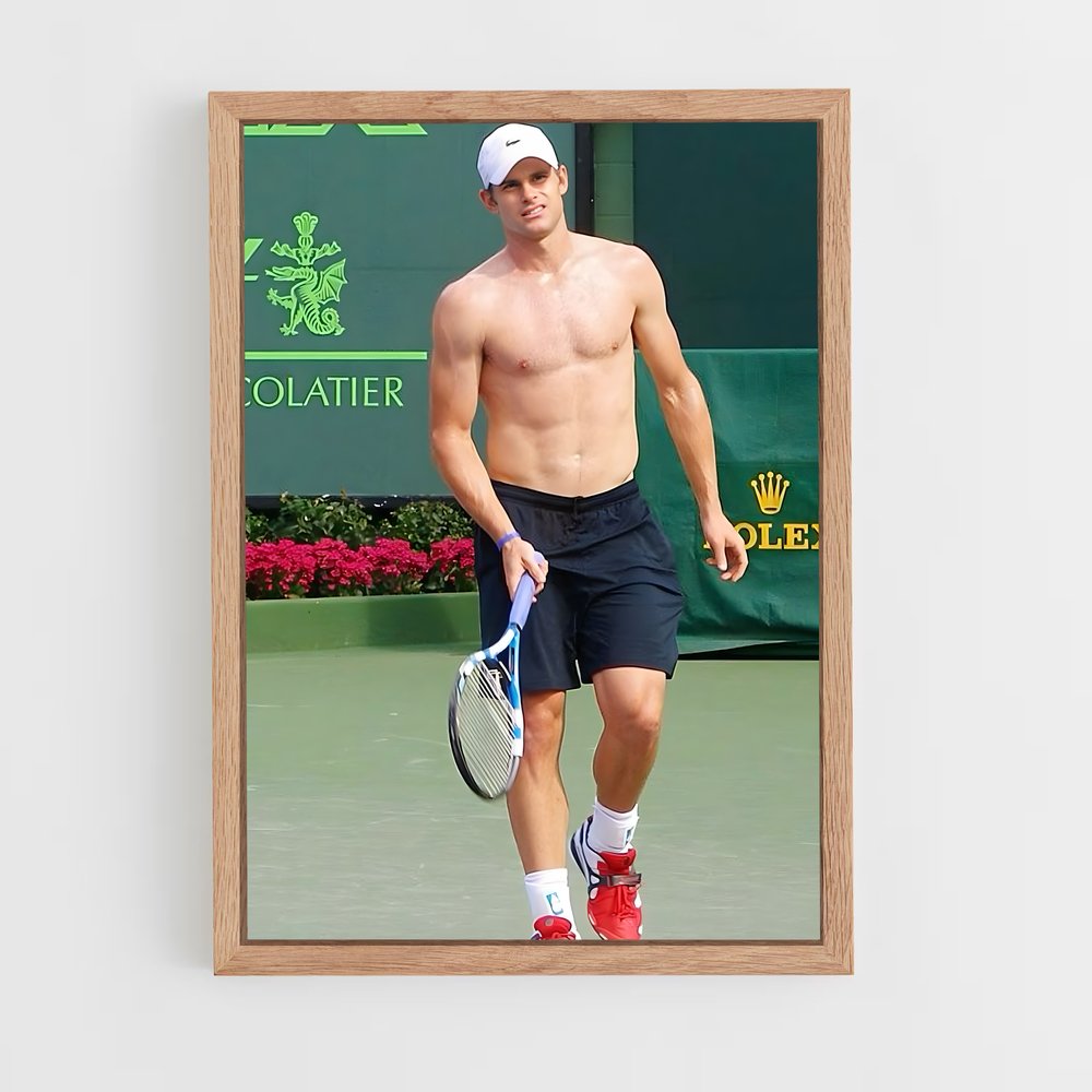 ap-andy roddick-4 cadre Bois clair