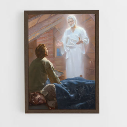 ap-angel moroni-4 cadre Bois foncé