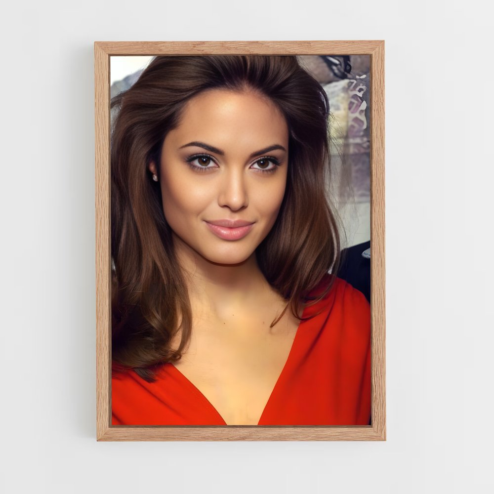 ap-angelina jolie-3 cadre Bois clair