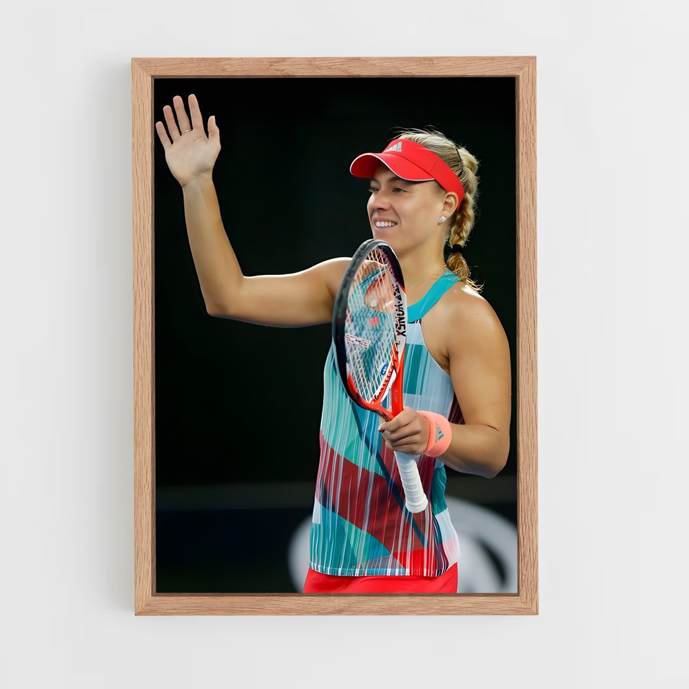 ap-angelique kerber-7 cadre Bois clair