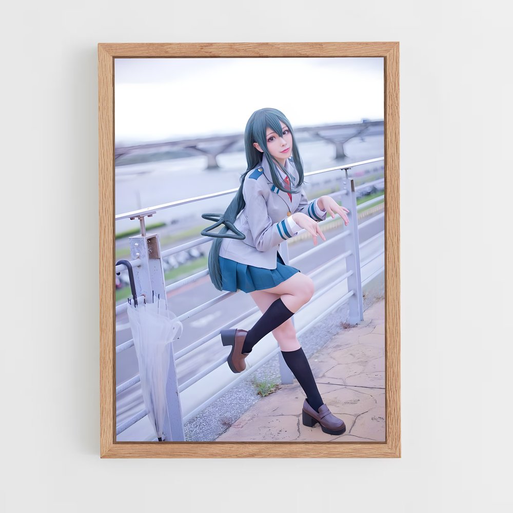 ap-anime cosplay-1 cadre Bois clair