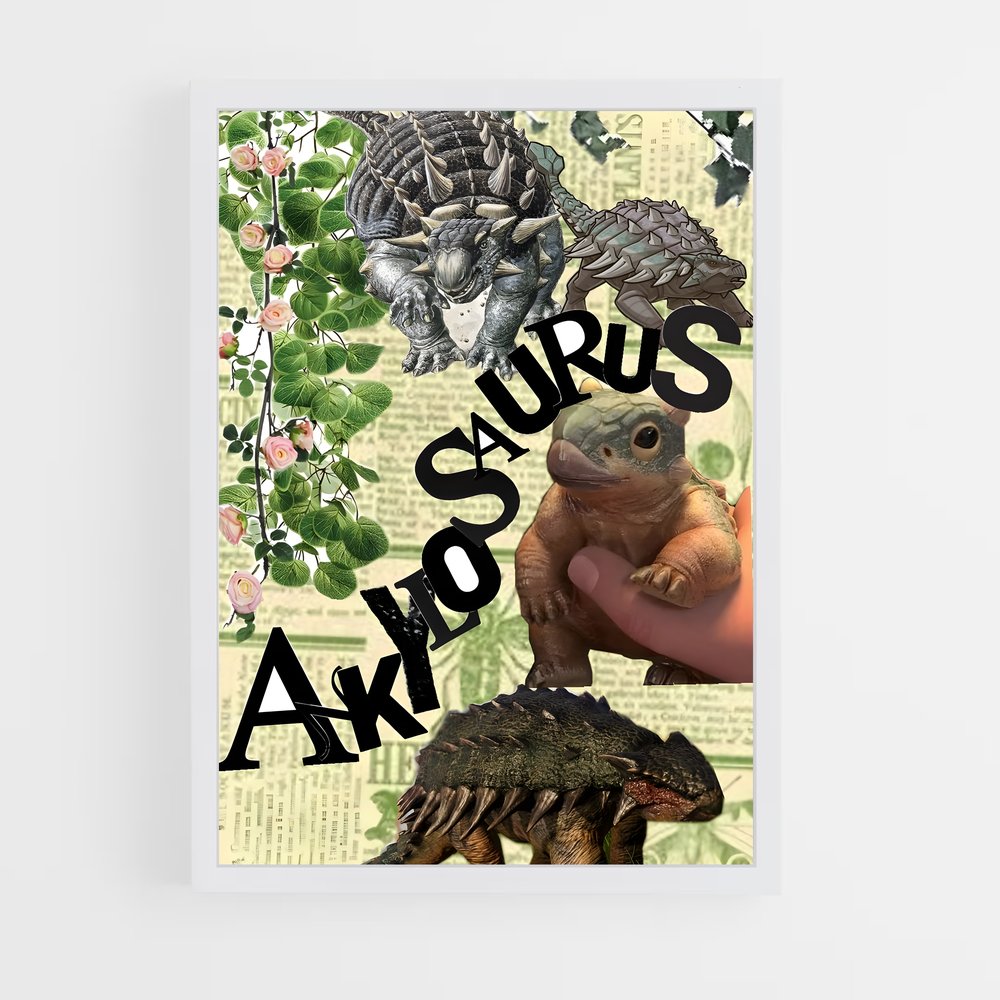 ap-ankylosaurus-2 cadre Blanc