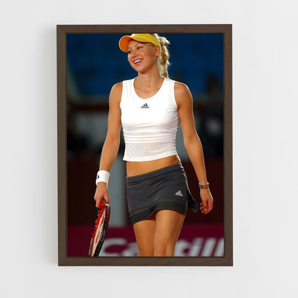 ap-anna kournikova-2 cadre Bois foncé