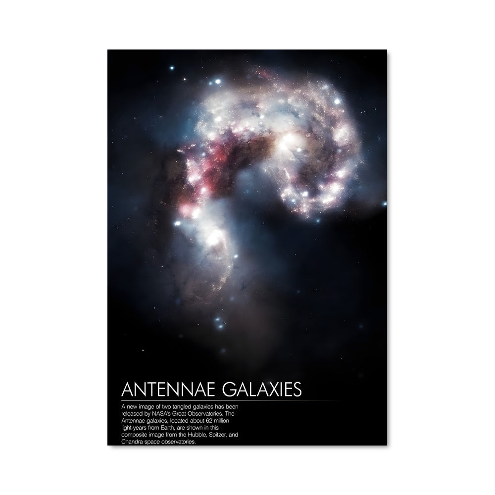 Poster Antennae galaxies 97347