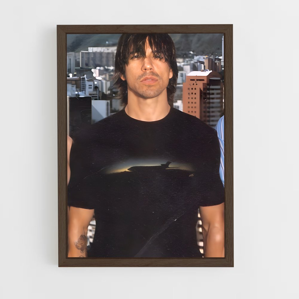 ap-anthony kiedis-1 cadre Bois foncé