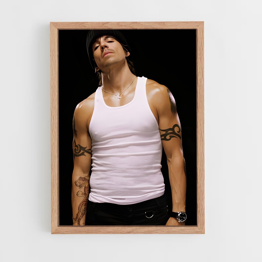 ap-anthony kiedis-3 cadre Bois clair