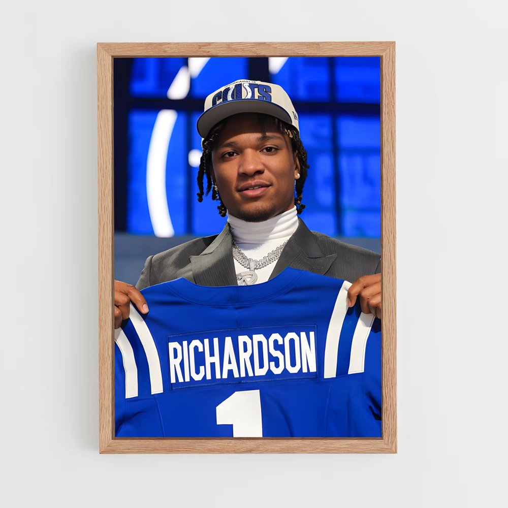 ap-anthony richardson-3 cadre Bois clair