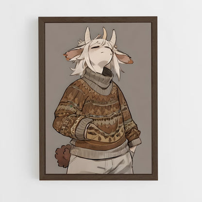ap-anthropomorphic-1 cadre Bois foncé