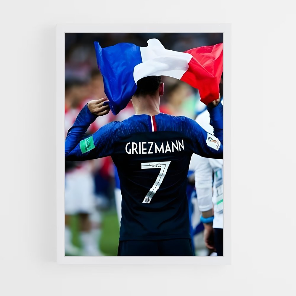 ap-antoine griezmann-10 cadre Blanc