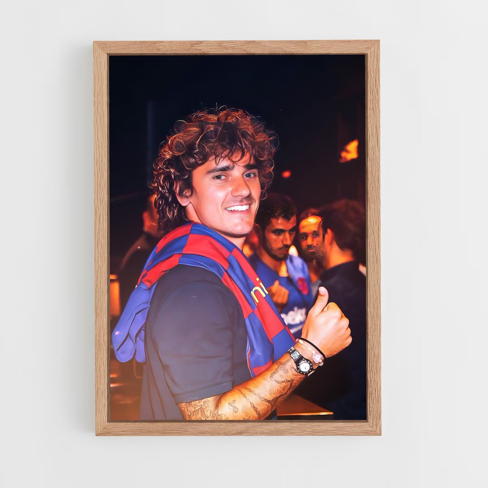ap-antoine griezmann-4 cadre Bois clair