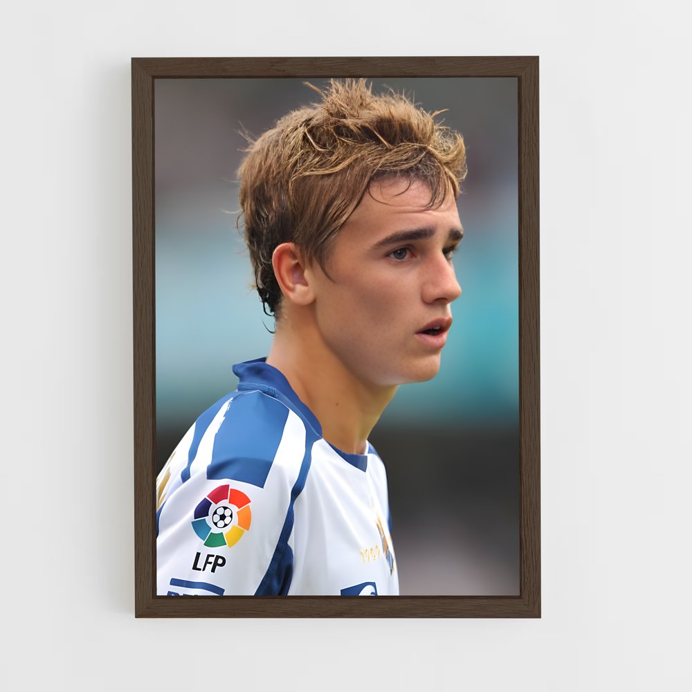 ap-antoine griezmann-9 cadre Bois foncé