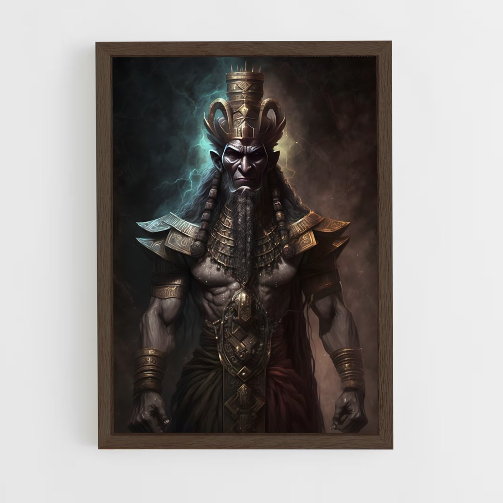 ap-anunnaki-6 cadre Bois foncé