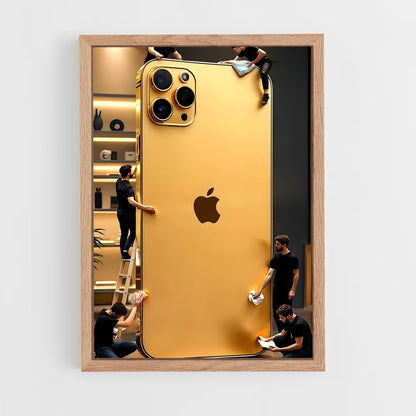 ap-apple-2 cadre Bois clair