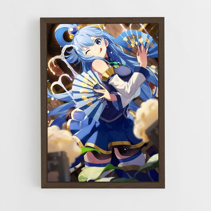 ap-aqua-4 cadre Bois foncé