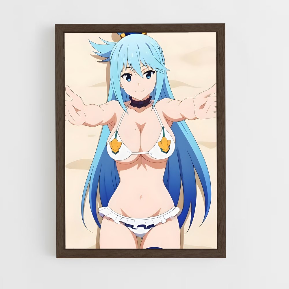 ap-aqua-6 cadre Bois foncé