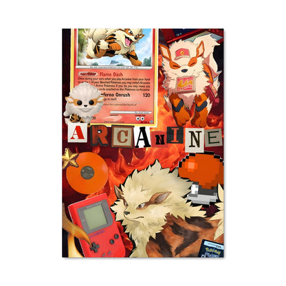 Poster Arcanine: Flamme Éternelle