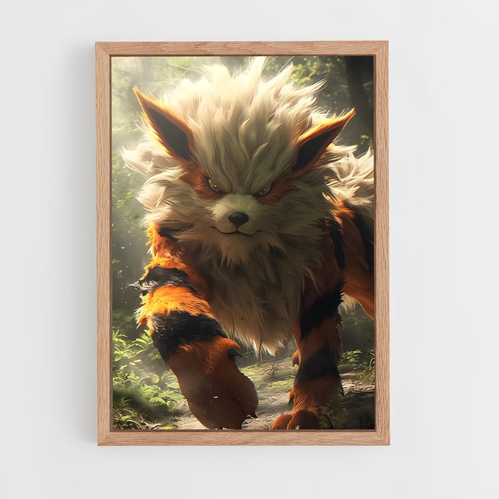 ap-arcanine-4 cadre Bois clair