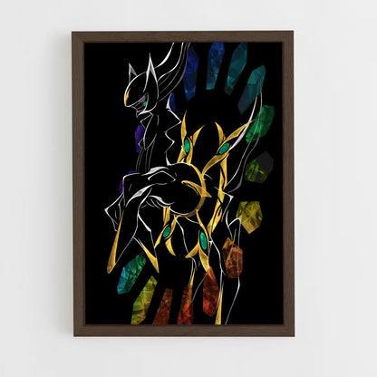 ap-arceus-7 cadre Bois foncé