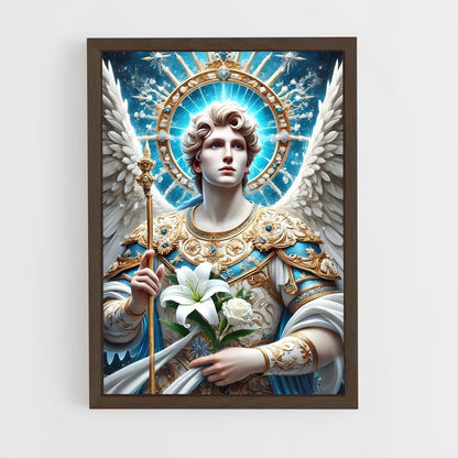 ap-archangel gabriel-4 cadre Bois foncé
