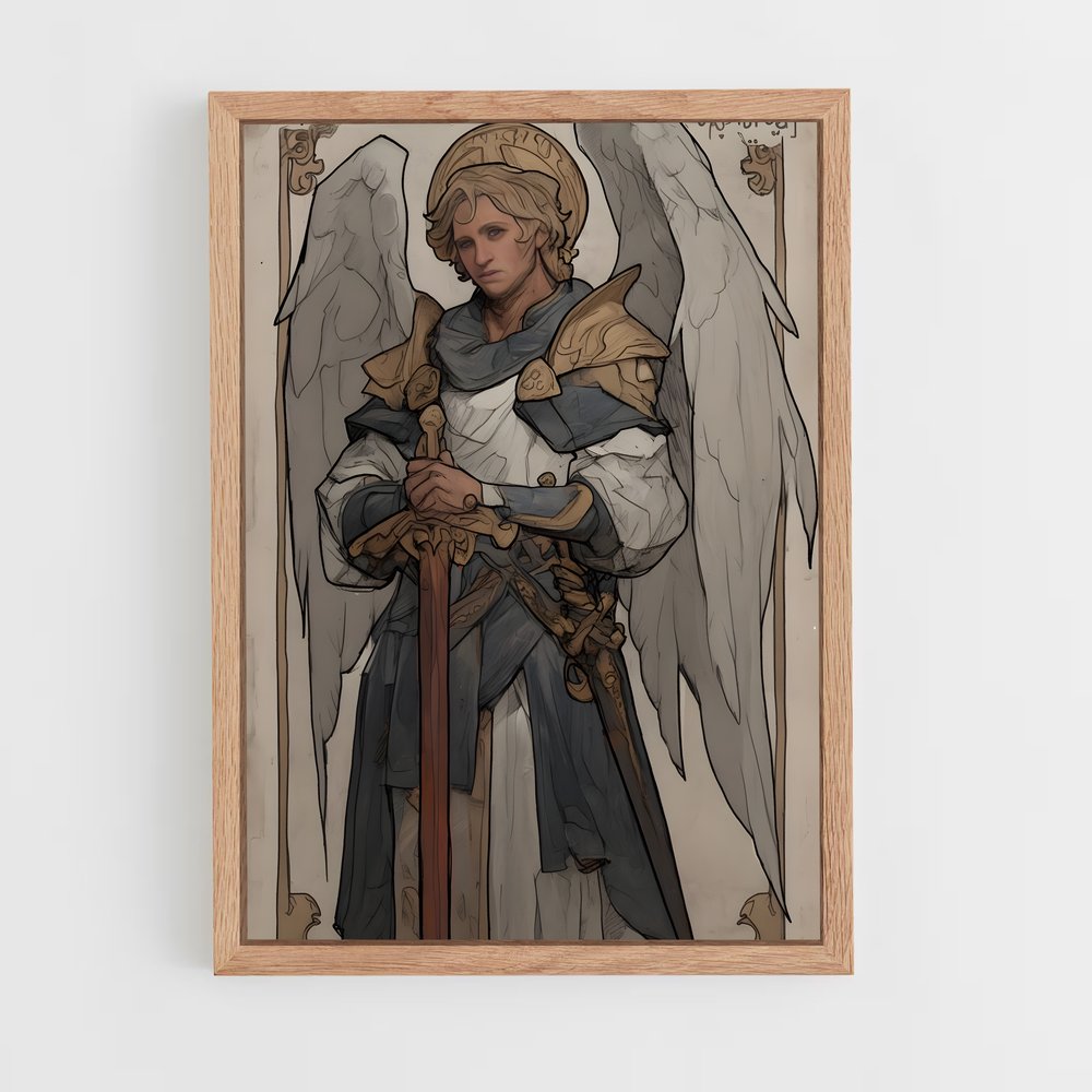 ap-archangel gabriel-7 cadre Bois clair