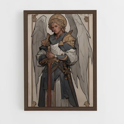 ap-archangel gabriel-7 cadre Bois foncé