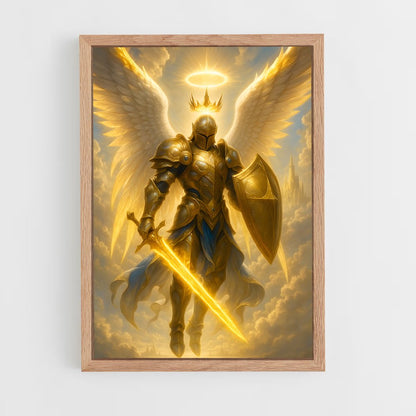 ap-archangel michael-14 cadre Bois clair