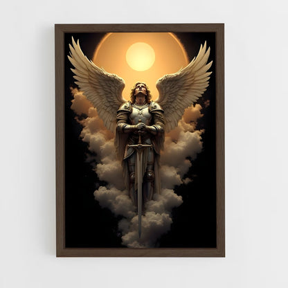 ap-archangel michael-17 cadre Bois foncé