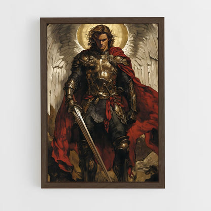 ap-archangel michael-9 cadre Bois foncé