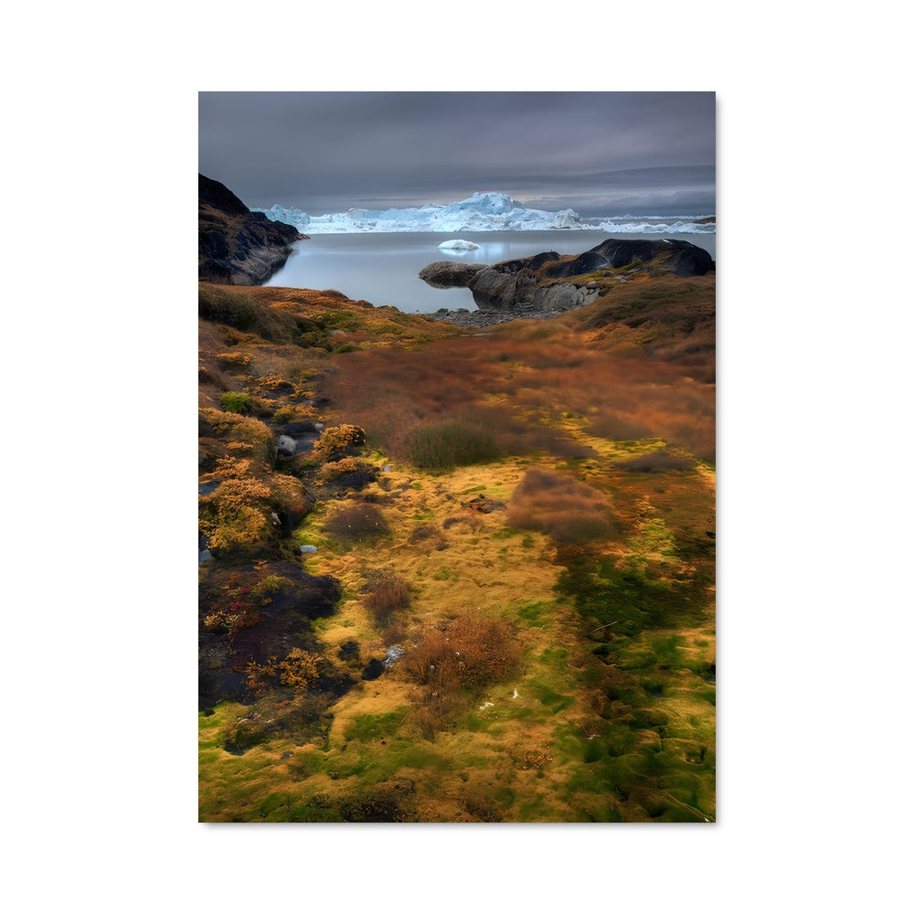 Poster Glace et Ruisseau