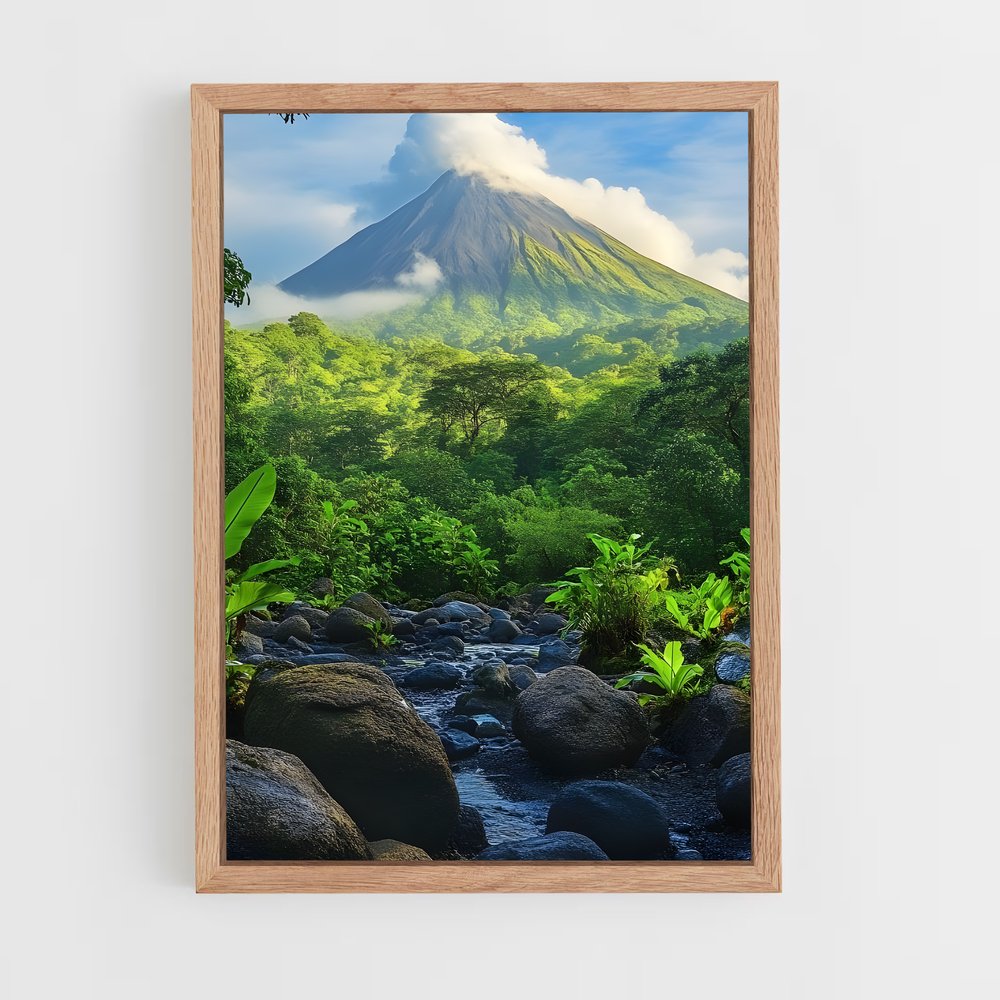ap-arenal volcano-2 cadre Bois clair