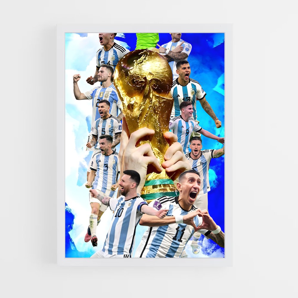 ap-argentina national football team-8 cadre Blanc