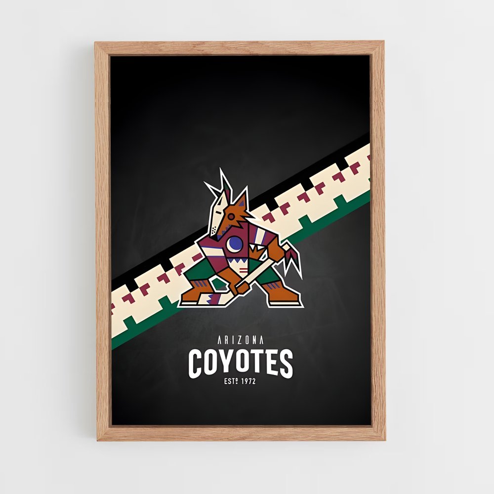 ap-arizona coyotes-1 cadre Bois clair