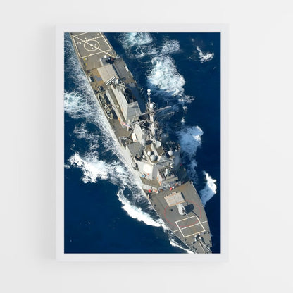 ap-arleigh burke class-1 cadre Blanc