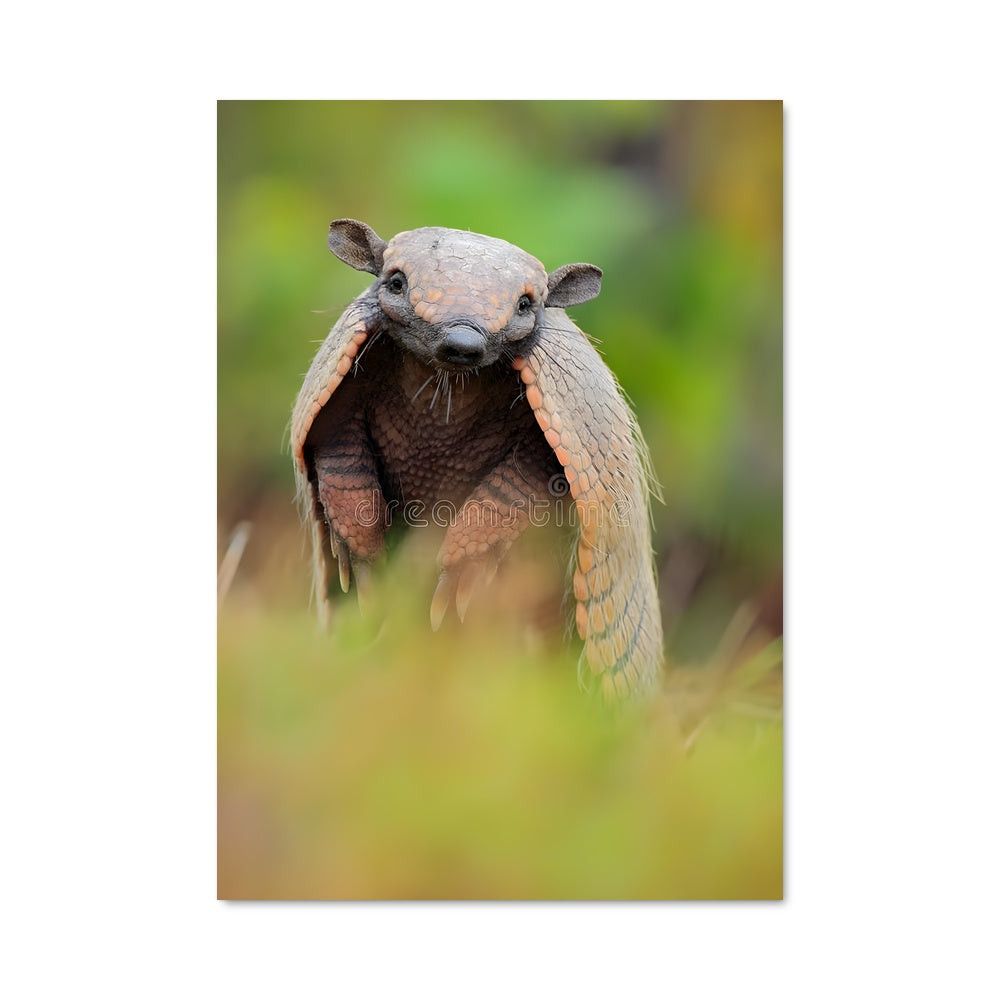 Poster Pangolin Curieux