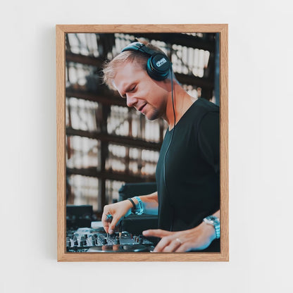 ap-armin van buuren-2 cadre Bois clair