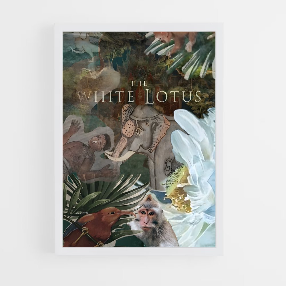 ap-armond white lotus-2 cadre Blanc
