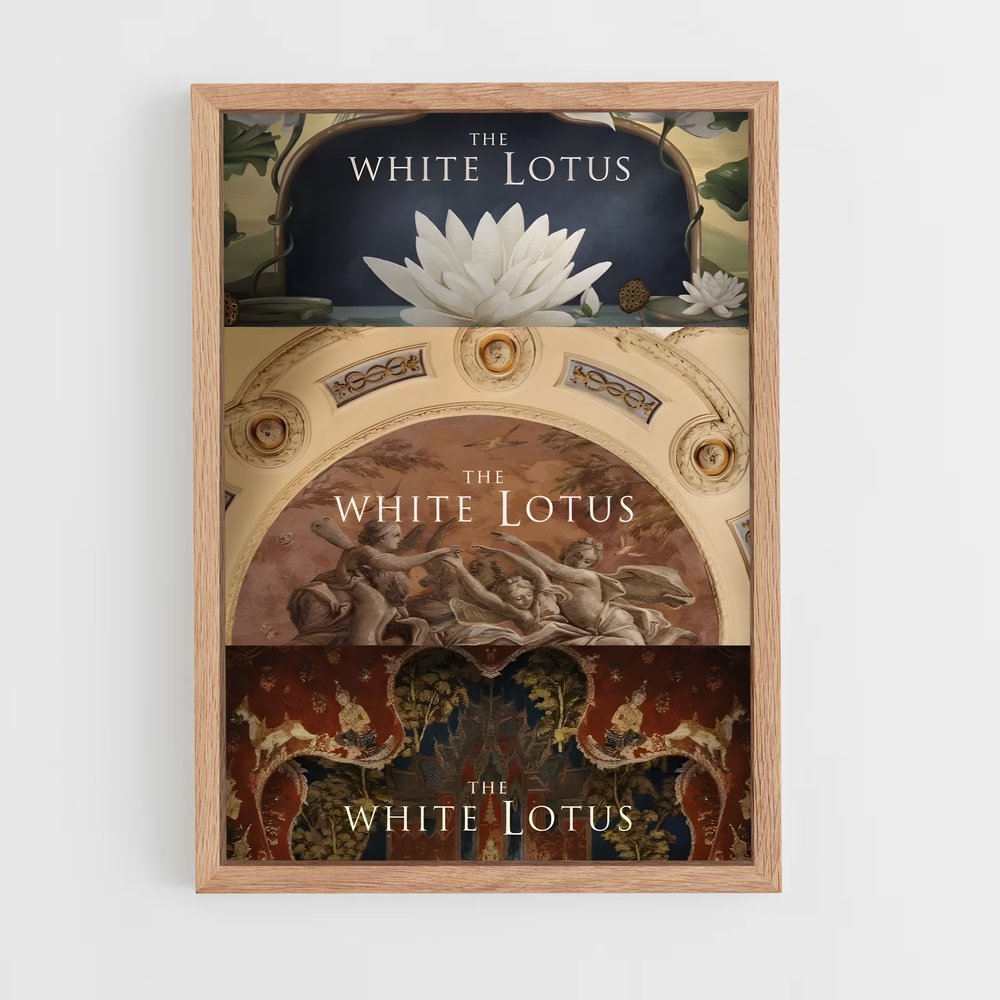 ap-armond white lotus-4 cadre Bois clair