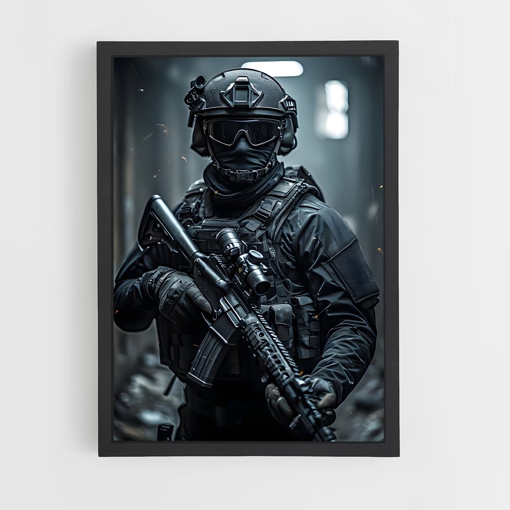 ap-army soldier-14 cadre Noir
