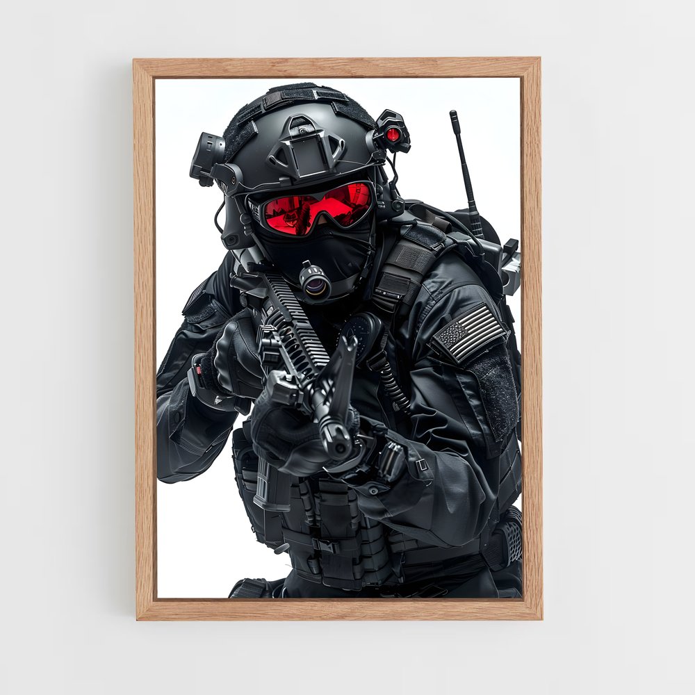 ap-army soldier-4 cadre Bois clair
