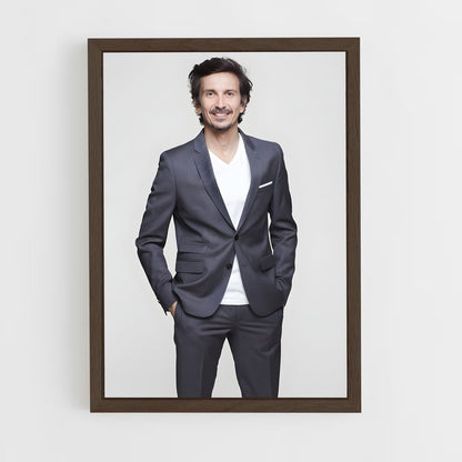 ap-arnaud tsamere-4 cadre Bois foncé