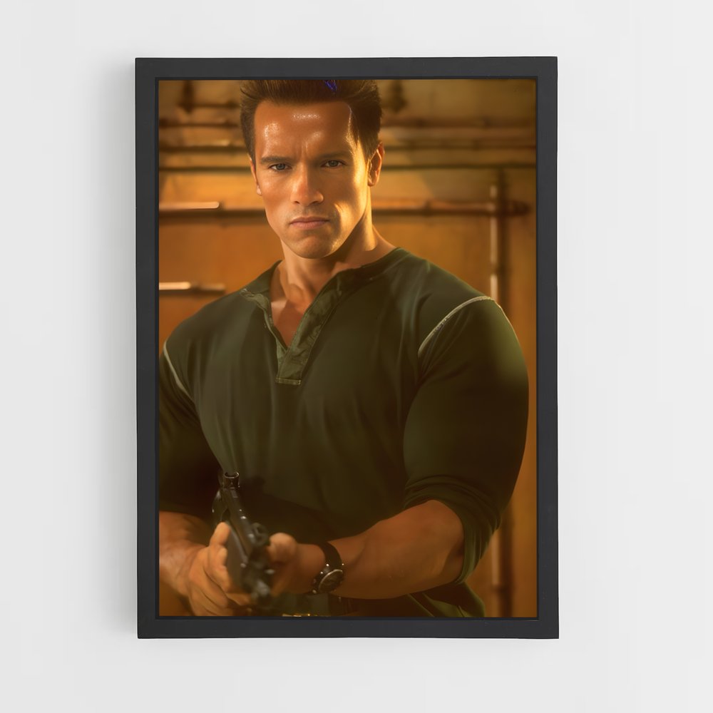 ap-arnold schwarzenegger-3 cadre Noir