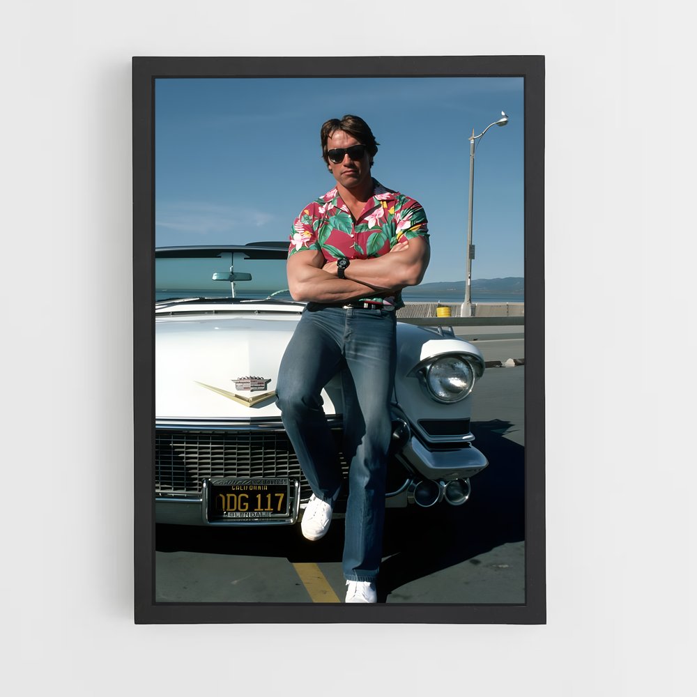 ap-arnold schwarzenegger-5 cadre Noir