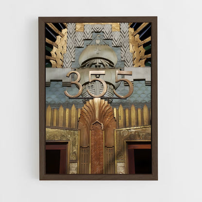 ap-art deco architecture-14 cadre Bois foncé